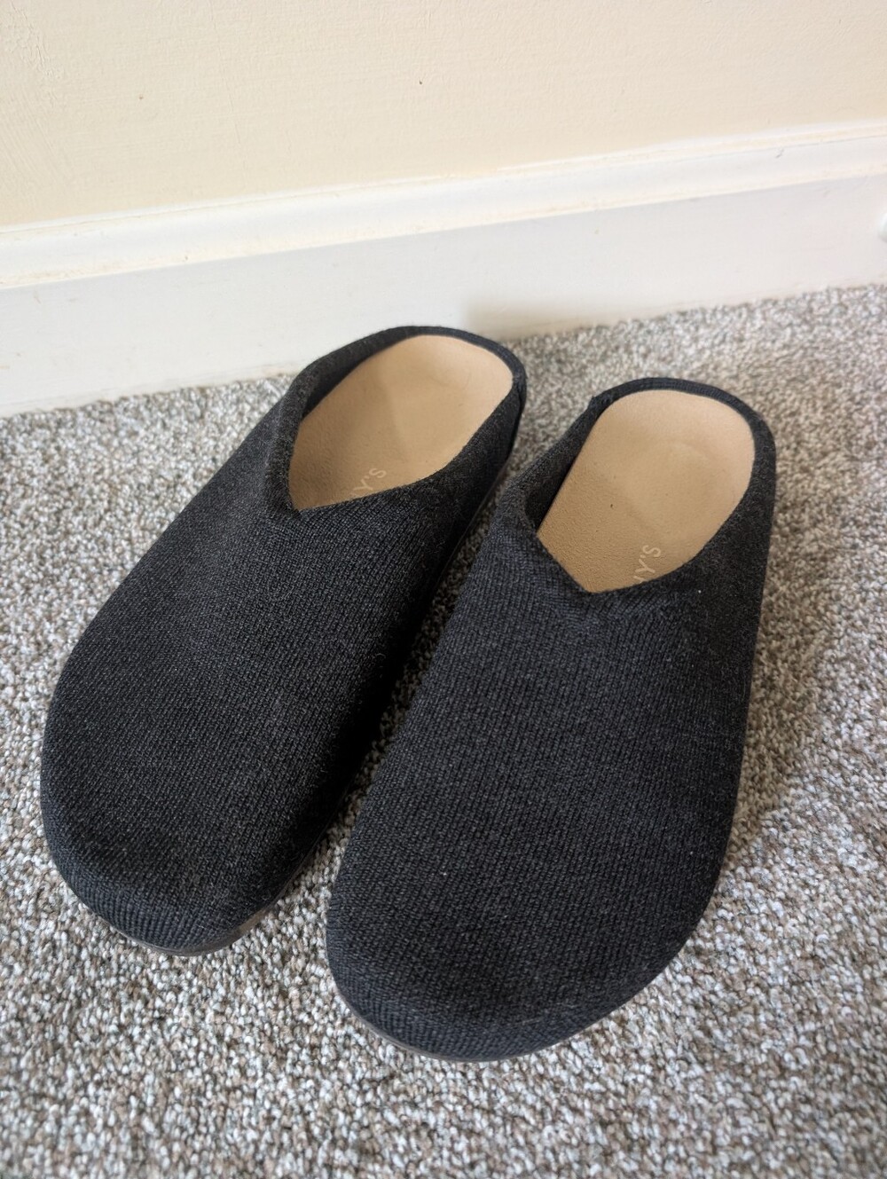 NWOT Rothy's Casual Clog Soft Black Size 8